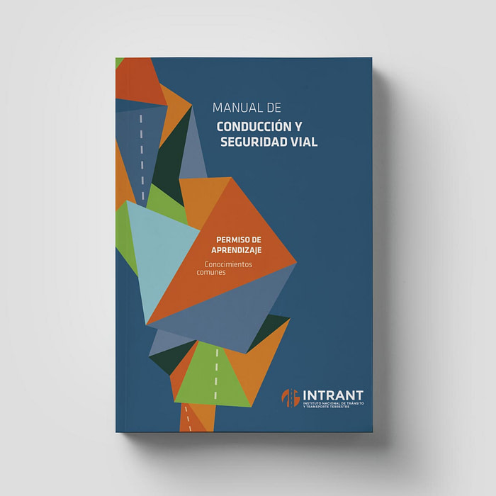 Diseño editorial Manual de conducción INTRANT por Creatias Estudio